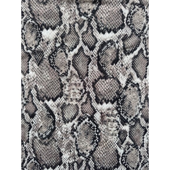 Afrm Snake Print lightweight Top S Short Sleeve Polyester/Spandex Women's Stylis - Picture 6 of 8